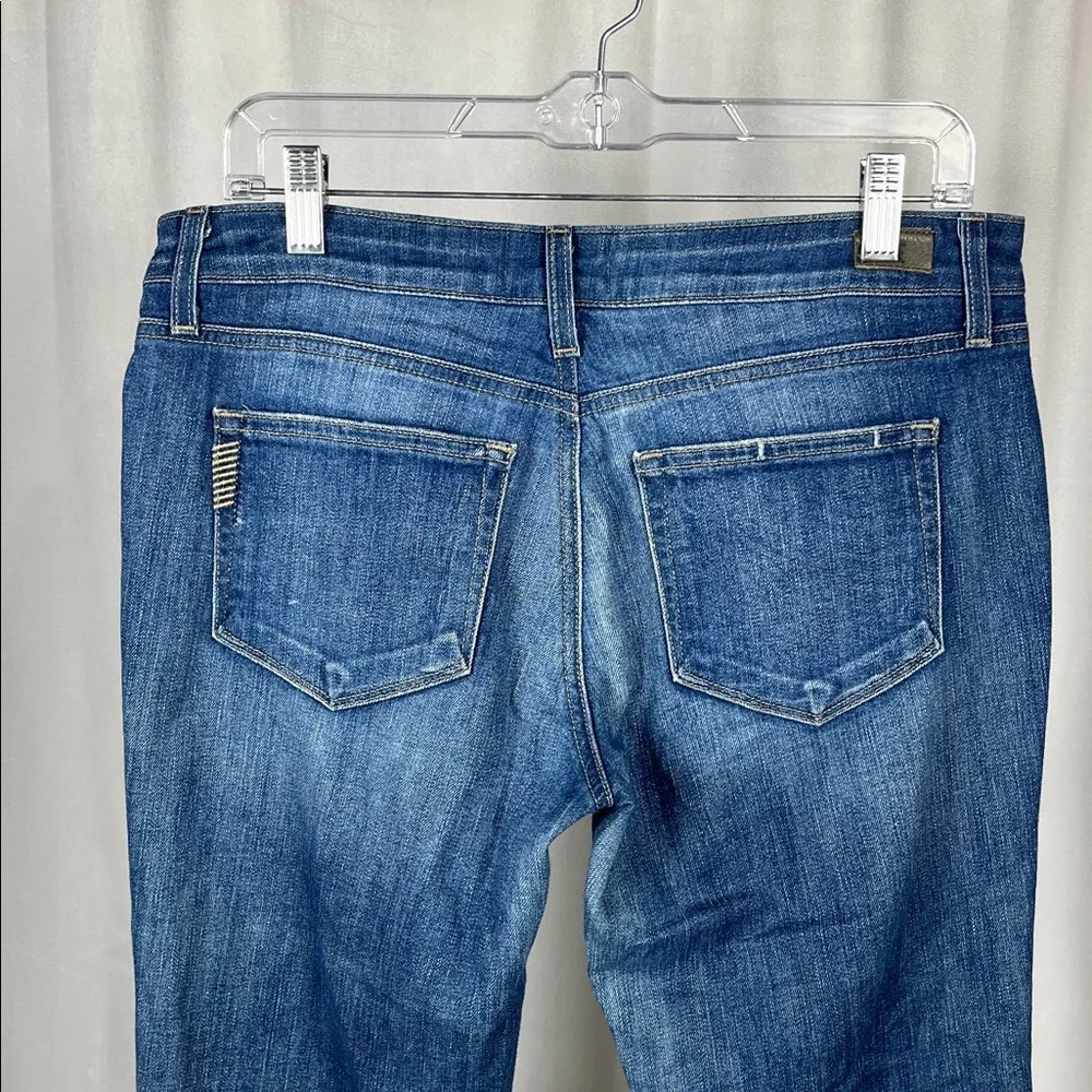 Paige Jimmy Jimmy Crop Maternity Jeans in Penelope. - Picture 5 of 9